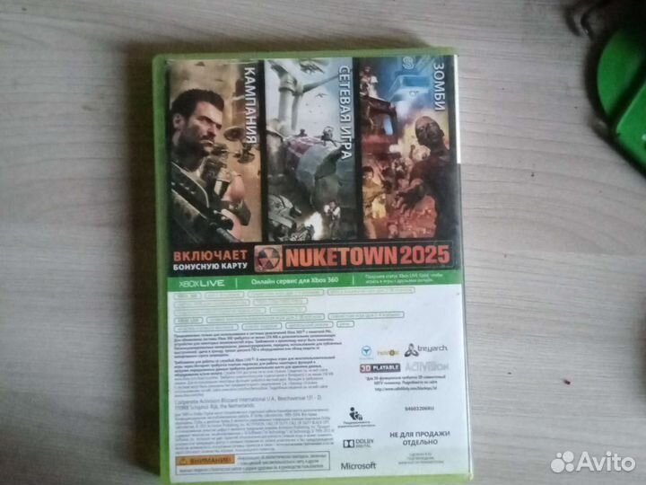 Игра для приставки xbox 360 лицензия Call of Duty