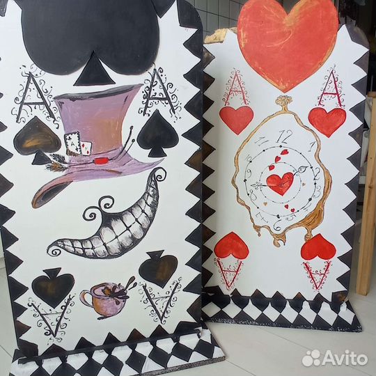 Алиса в стране чудес декор