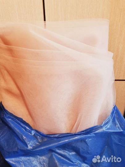 Ткань фатин для платьев, 2 рулона