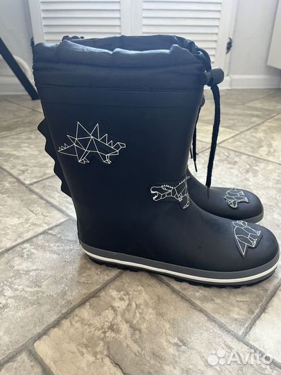 Резиновые сапоги для мальчика 35р