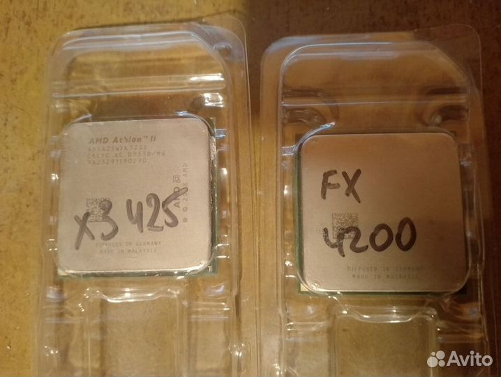 Процессоры AMD и intel