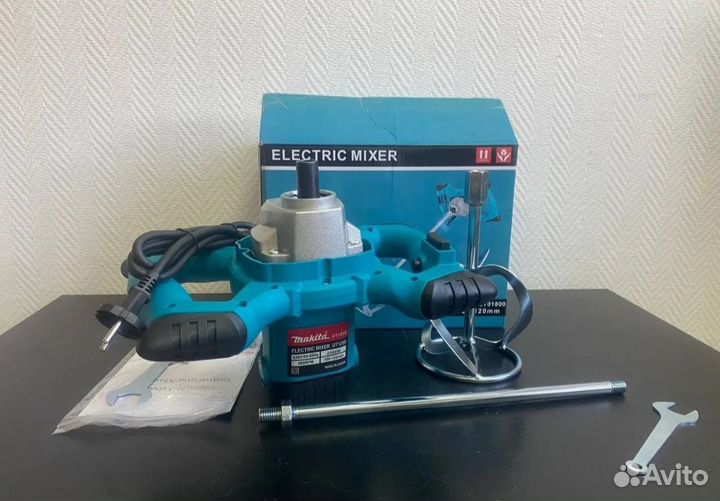 Миксер строительный makita с венчиком