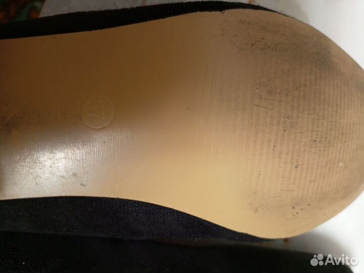 Туфли замшевые