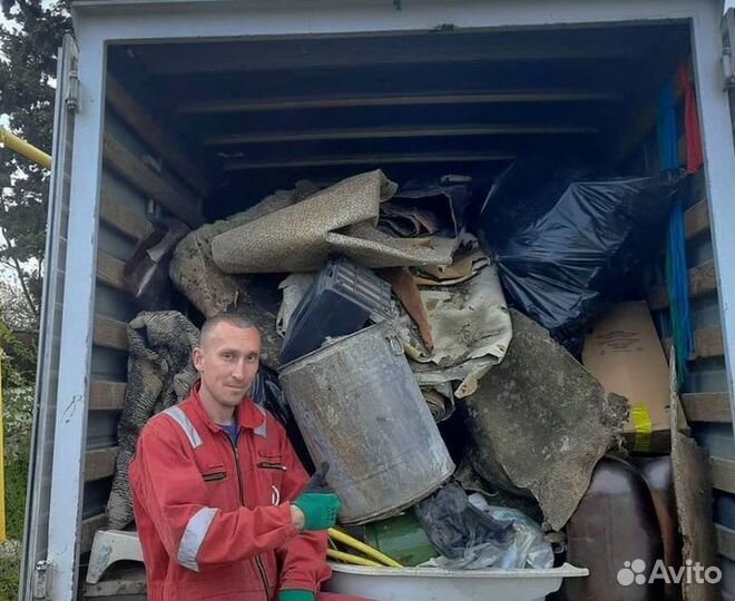 Вывоз мусора на газели
