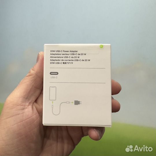 Адаптер питания Apple USB-C 20вт оригинал