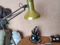 Настольная лампа пантограф на струбцине СССР