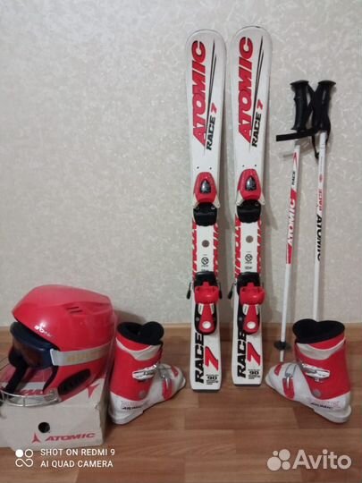 Горные лыжи детские комплект