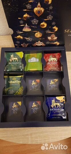 Набор разных ччайных пакетикеков 40шт