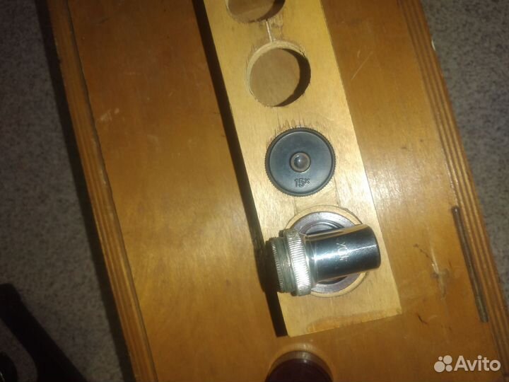 Микроскоп антикварный 1930е