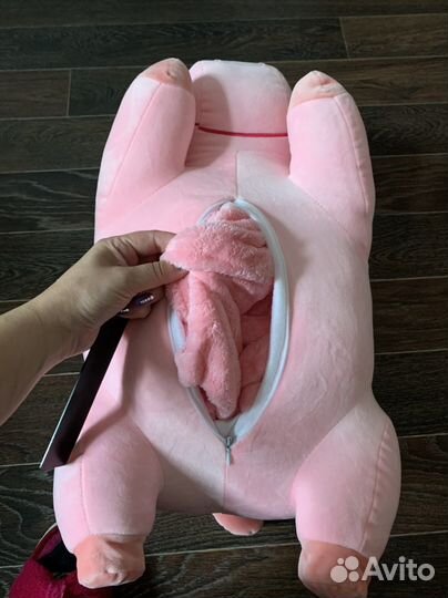 Большая Игрушка-подушка + плед внтури