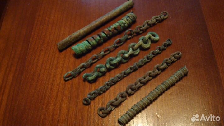 Набор античных цепочек, 7 видов. Скифы. Кобань, ан