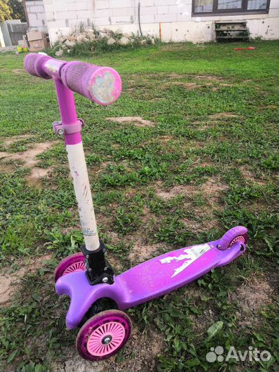 Самокат детский трехколесный бу