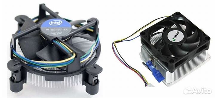 Боксовые кулеры охлаждения Intel AMD