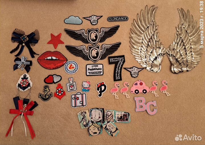 Термонаклейки, аппликация, нашивки на одежду