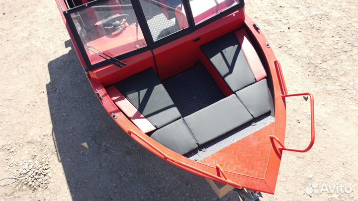 Алюминиевая лодка Триера 460 + диван трансформер