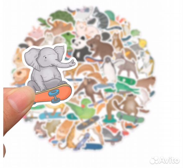 Набор наклейки стикеры для творчества