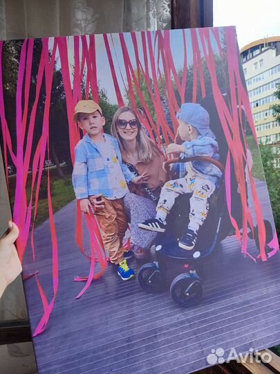 Портрет по фото на холсте / печать на холсте