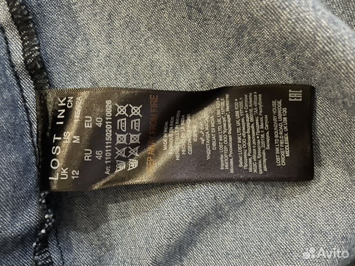 Джинсовое платье