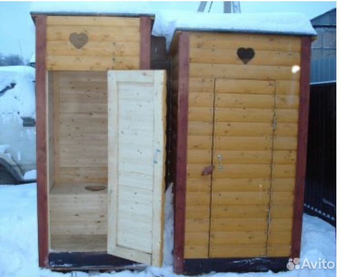Дачный туалет, собачьи будки