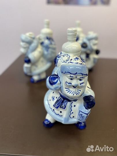 Штоф, графин, бутыль для вина, Дед Мороз