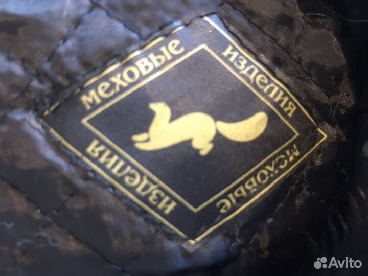 Шапка из норки и чернобурки