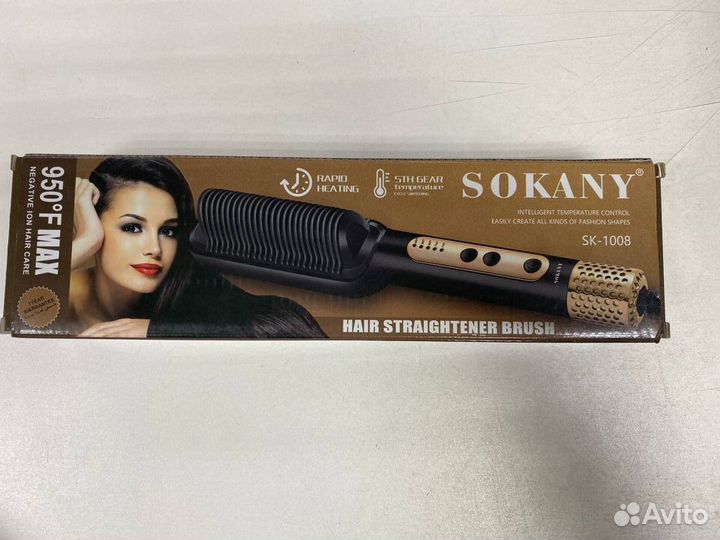 Расческа выпрямитель sokany SK-1008