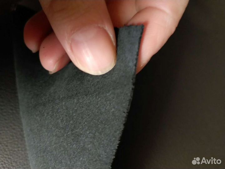 Кожа натуральная, черная/серая