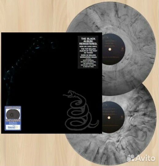 Metallica - Black Album 2LP (цветной винил, США)