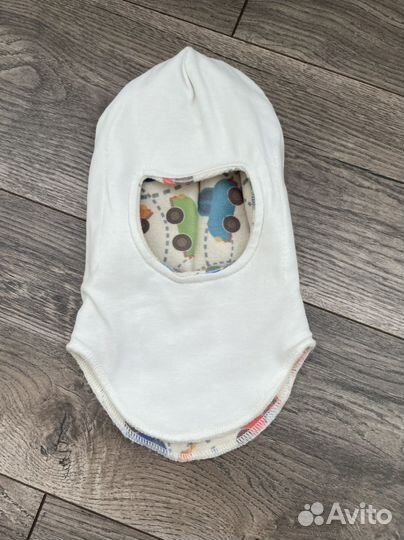 Шапка-шлем prikinder на малыша, варежки