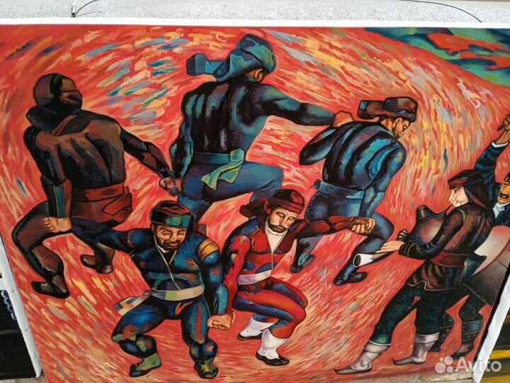 Картина на холсте груз.худ.Нов