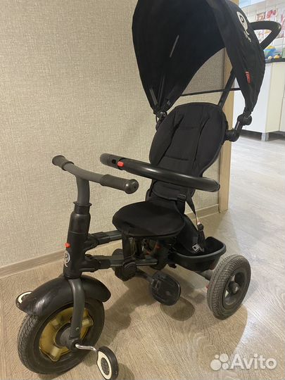 Детский трехколесный велосипед коляска