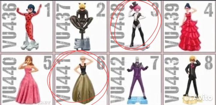 Игрушки из киндера киндер сюрприз леди баг