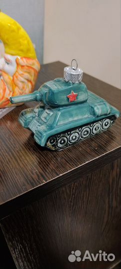 Новогодние игрушки ручной работы из керамики