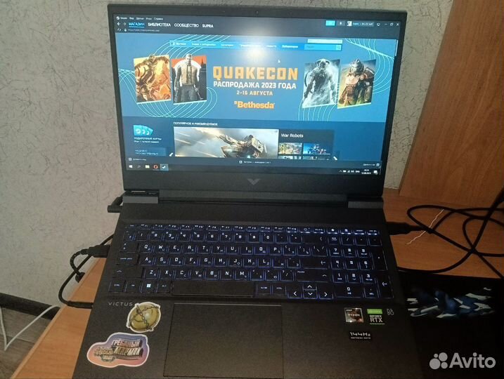 Игровой ноутбук HP Victus16