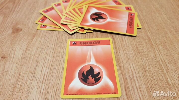 Кки Покемон Fire Energy 1999г