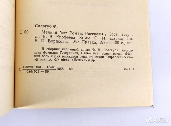 Мелкий бес Сологуб. Шаг за шагом в бездну отчаяния