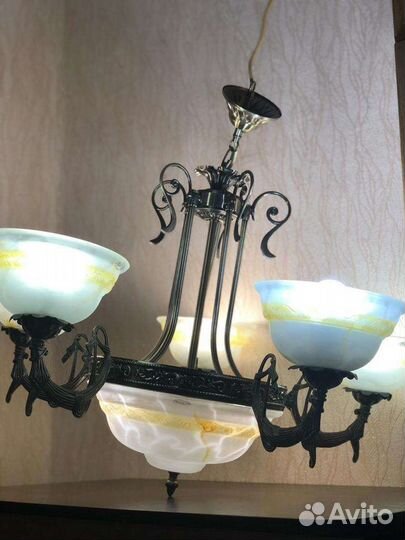 Люстра потолочная и бра бу