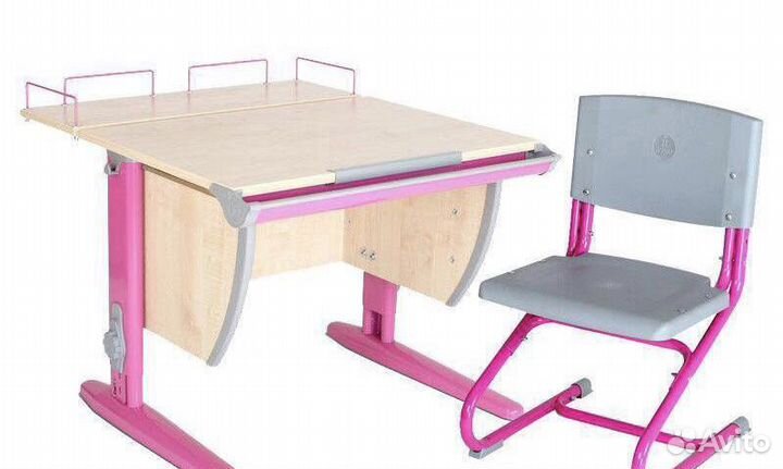 Растущая парта и стул деми