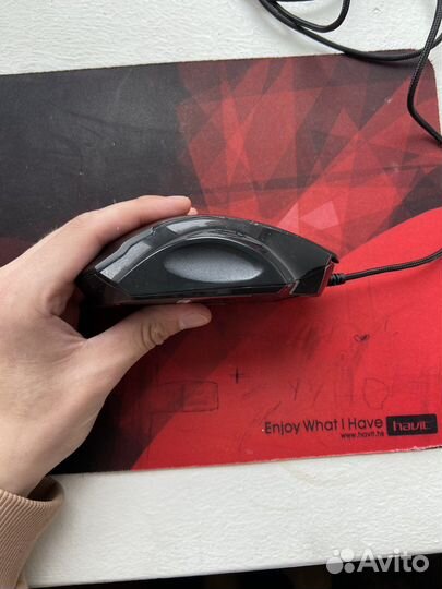 Игровая мышь bloody V7 (коврик в подарок)