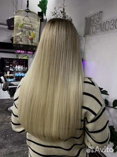 Наращивание волос нано. Смоленская