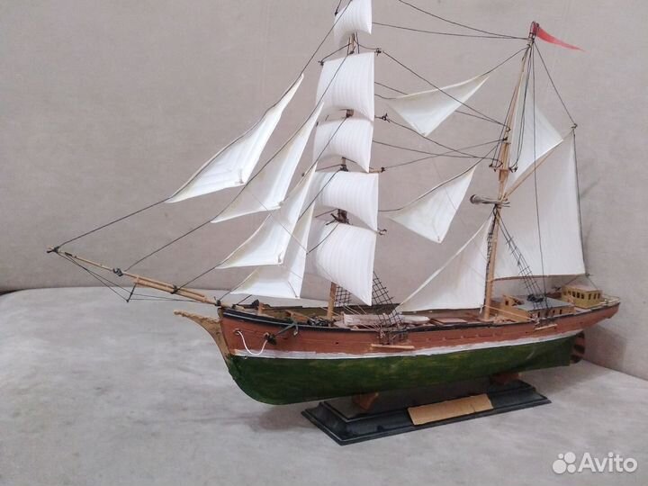 Модель корабля Бригантина