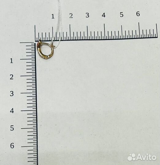 Золотые серьги 585 пробы детские