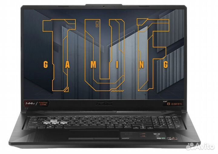 Мощный игровой ноутбук с подсветкой клавиатуры