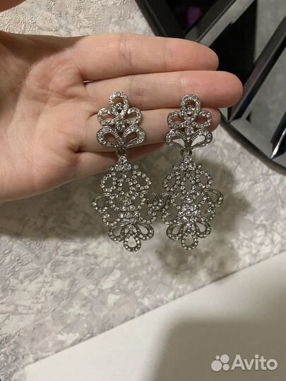 Серьги бижутерия