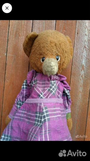 Игрушка Чебурашка.Медведь СССР