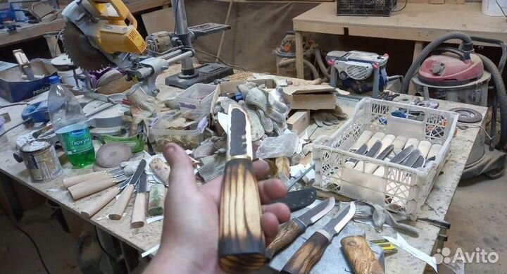 Нож кованый ручной работы