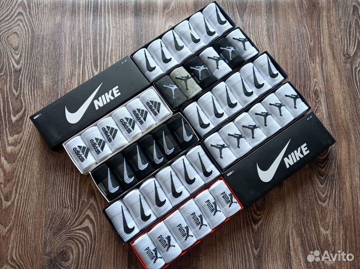 Носки Nike Lacoste Puma Adidas