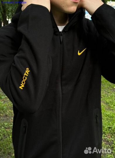 Зип худи Nike x nocta Tech Fleece черное хит