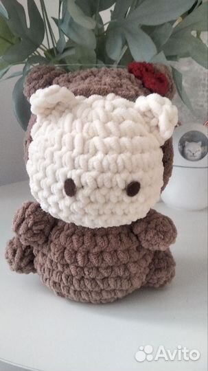 Мягкие игрушки вязаные hello kitty
