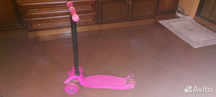 Самокат детский трехколесный бу